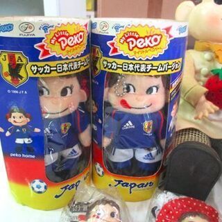 ◇ペコちゃん グッツ大量入荷 1つ100円～ 不二家 フィギュア ストラップ バッチ マスコット FUJIYA パステル 札幌市東区 新道東店の画像