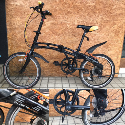 doppelgänger ドッペルギャンガーBLACKMAX202 折畳み自転車 20インチ