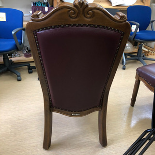 中古品☆大塚家具☆シックな雰囲気のデザインチェア☆アンティークの画像