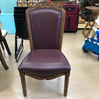 中古品☆大塚家具☆シックな雰囲気のデザインチェア☆アンティークの画像