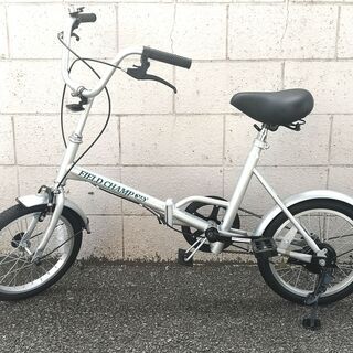 FIELD CHAMP C15 折りたたみ自転車 シルバー 店頭販売のみ】FIELD CHAMP 折りたたみ自転車 入荷しました！！