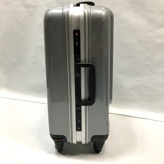 軽量 スーツケース シルバー 旅行バッグ キャリーケース 外寸幅37×高さ100×奥行23cm Cの画像