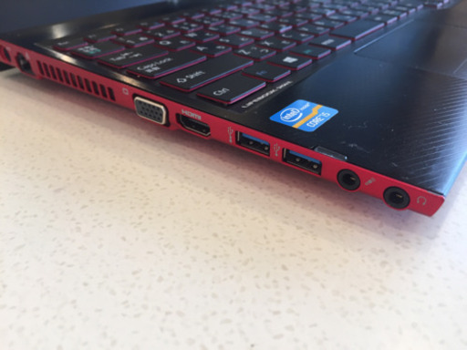 訳アリ　快速SSD　120GB　Corei5　FMVS54K/K　※液晶天板塗装剥げ　破損あり