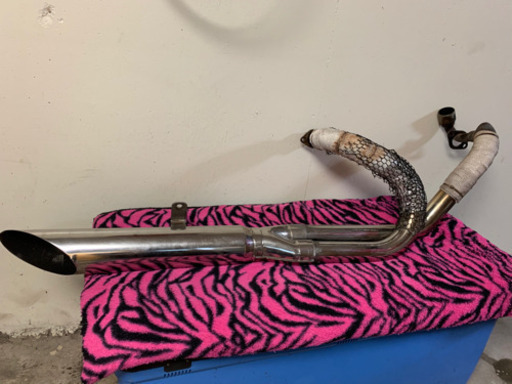 ドラックスター400 4TR 2in1マフラー