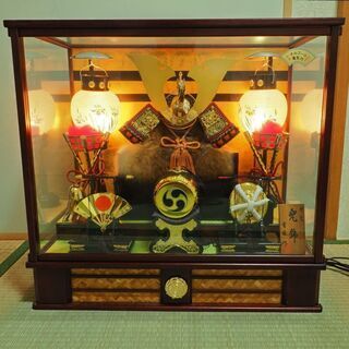 兜飾り オルゴール・ランプ付き