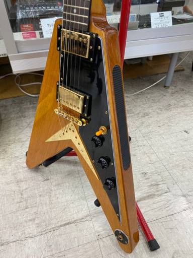 エレキギター　フライングV　コリーナフライングV　Vギター　Epiphone