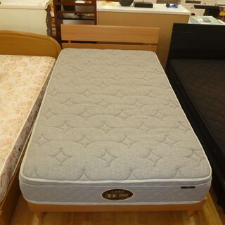 セミダブルベッド☆マット＋マットレス(厚さ25㎝)☆中古☆春日井近隣配達、設置可能