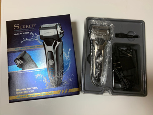 【新品】メンズシェーバー　充電式