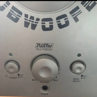 JUSTer 3D-168D ウーハー付きスピーカーの画像