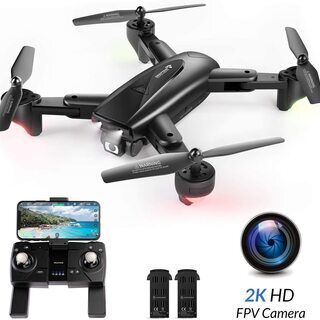 【新品】SNAPTAINドローン GPS搭載 2K 110°広角...