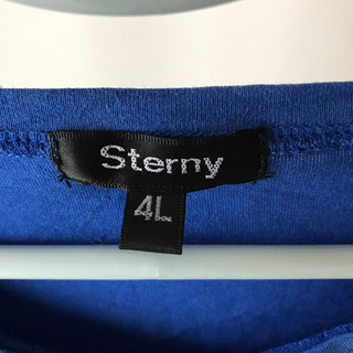 青と白のTシャツの画像