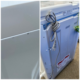 ヤマダ電機オリジナル　全自動電気洗濯機　(4.5kg) HerbRelax YWM-T45A1(W)(0916c)の画像
