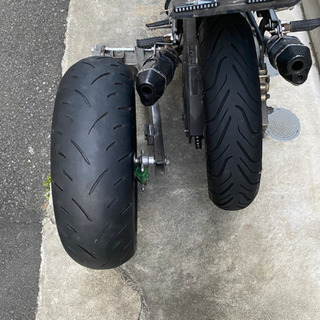 ロンスイワイド化　ワイドタイヤ　スイングアーム　vtr250 mc33の画像