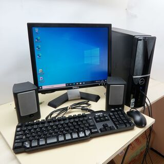 ■名古屋近郊無料持参！【美品！快速動作！SSD(新品)搭載機！DELLデスクトップPC [vostro 220s] Win10PCフルセット！】■取引先で引き取ったパソコンをしっかりメンテナンスして、お安く提供します♪　★初心者安心、インターネットもExcel ・Wordもバッチリ使えます！ １週間完全保証します！ウェブカメラ付(テレワーク・リモート可)