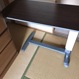 パラマウントベッド ベッドサイドテーブル ガススプリング式 消毒...