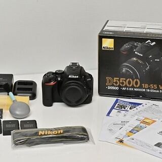デジタル一眼レフ カメラ D5500！！128G SDカード♡1...