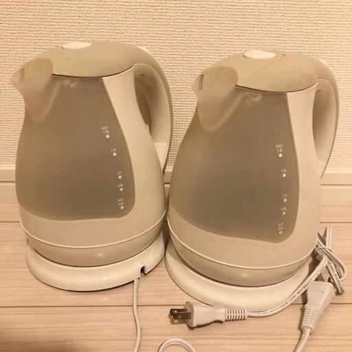 【2個セット】 KAIHOU 電気イルミネーションケトル1.5リットル KH-DR05GR
