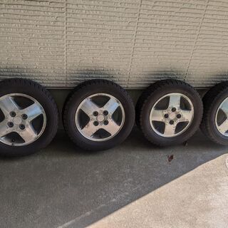 スタッドレスタイヤ155/65R13+アルミホイール 4本セット