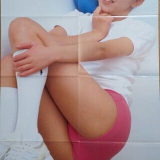 雑誌ラッキークレープ1998年付録ポスター 大西麻世 (裏面:河...