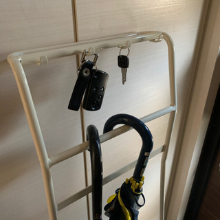 傘立て　立てかけタイプ　ホワイトの画像