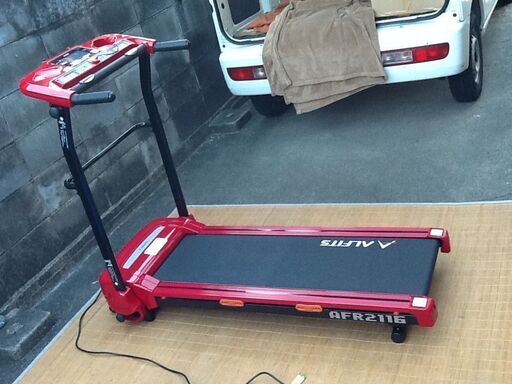 【1台入荷】アルインコ社製のランニング／ウォーキング マシン 10㎞/h  AFR2116 とにかく運動です