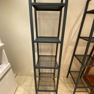 IKEA イケア ラック シェルフ フリーラック 棚 グレー ス...