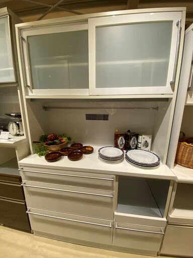 レンジボード MKマエダ 白 収納棚 中古品