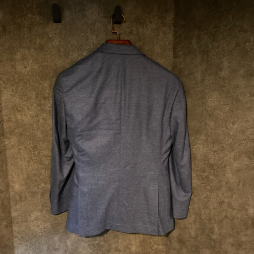 【ほぼ未使用】ウール100%オーダーメイドスーツ&オーダーシャツセット