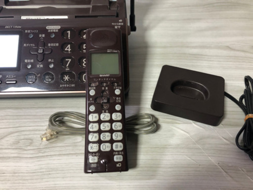 シャープ FAX電話機デジタルコードレスファクシミリ UX-600CL