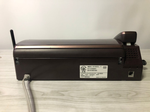 シャープ FAX電話機デジタルコードレスファクシミリ UX-600CL