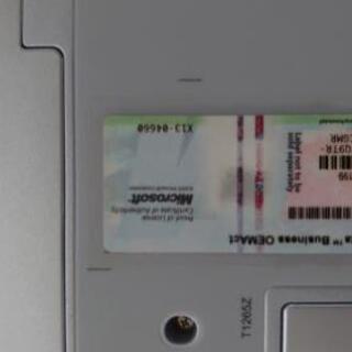 ノートパソコン レッツノートW7の画像