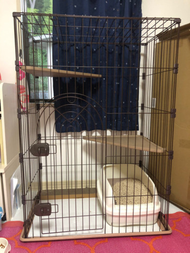 猫 3段ケージ 美品☆