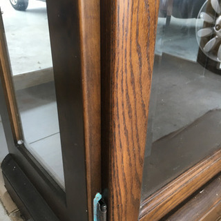 高級コレクションケース　ガラスケース　無垢材の画像