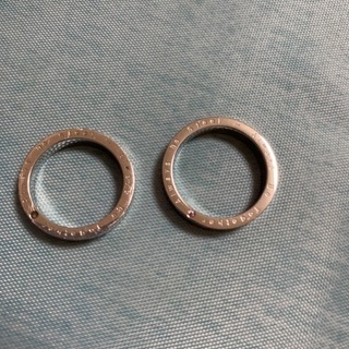 ステンレスペア指輪