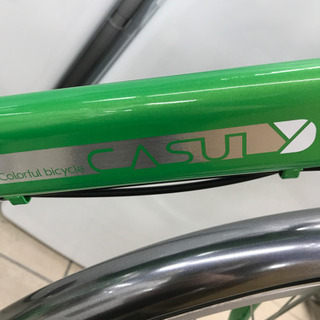 美品！asahi 27インチ Colorful bicycle CASULY 自転車の画像