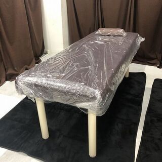 未使用 有孔スタンダードマッサージベッド ※枕つき 整骨院 【L180xW65cm】