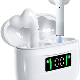     Bluetooth イヤホン ワイヤレスイヤホン ブルー...
