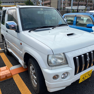 パジェロミニ　希少　白Duke デューク　車検たっぷり！