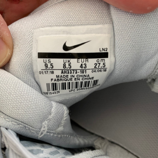 【日本未発売】NIKE トラウトモデル 野球 スパイク ホワイト 27.5㎝②