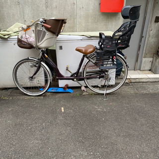 子乗せ自転車の画像