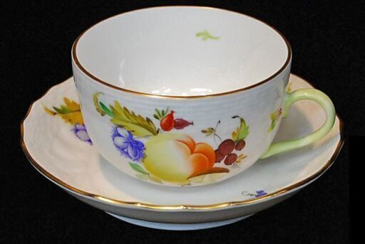 【WE】Herend ヘレンド フルーツコンポジション ティー カップ & ソーサー
