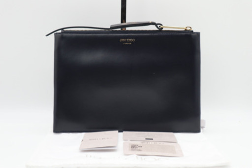 《JIMMY CHOO/LINDY ミニクラッチバッグ》Sランク 未使用品 美品