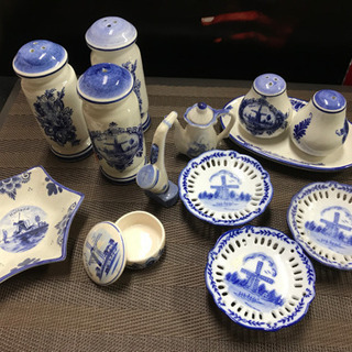 (決まりました)オランダ  デルフト焼　さしあげます(決まりました)