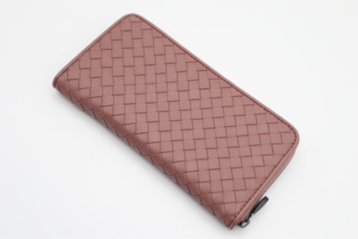 《BOTTEGA VENETA/イントレチャートラウンドファスナー》Aランク 美