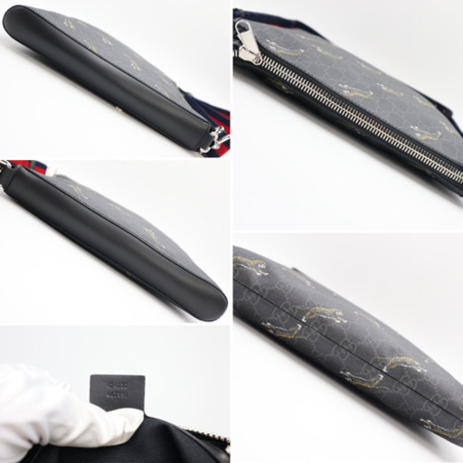 《GUCCI/GGスプリーム タイガー メッセンジャー》Sランク 未使用品 極美