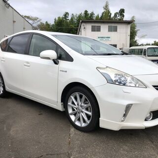 【商談成立】H25　プリウスα　Sツーリングセレクション　★車検R4/7月★の画像
