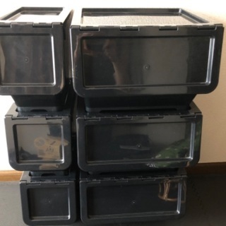 スタックボックス　キャスター　収納　ケース　箱　ボックス　BOX...