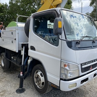 🎊ご成約決定🎊ありがとうございます🤠平成18年 キャンター 高所作業車 4駆 icターボ  走行10万 エンジン好調 電工仕様 4WDの画像