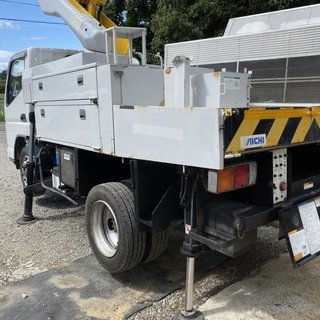 🎊ご成約決定🎊ありがとうございます🤠平成18年 キャンター 高所作業車 4駆 icターボ  走行10万 エンジン好調 電工仕様 4WDの画像