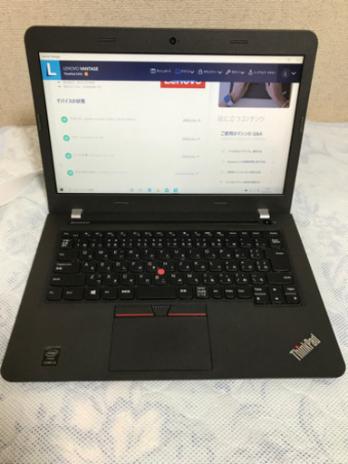 明日まで Lenovo ThinkPad E450  i3 8GB SSD240GB 外付けHDD付き
